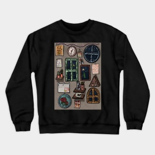 Funky Wall Art Crewneck Sweatshirt